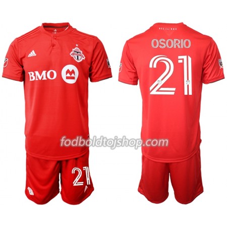 Toronto FC Osorio 21 Børn Hjemme Fodboldsæt 2020-21 S/S (+ Korte bukser)